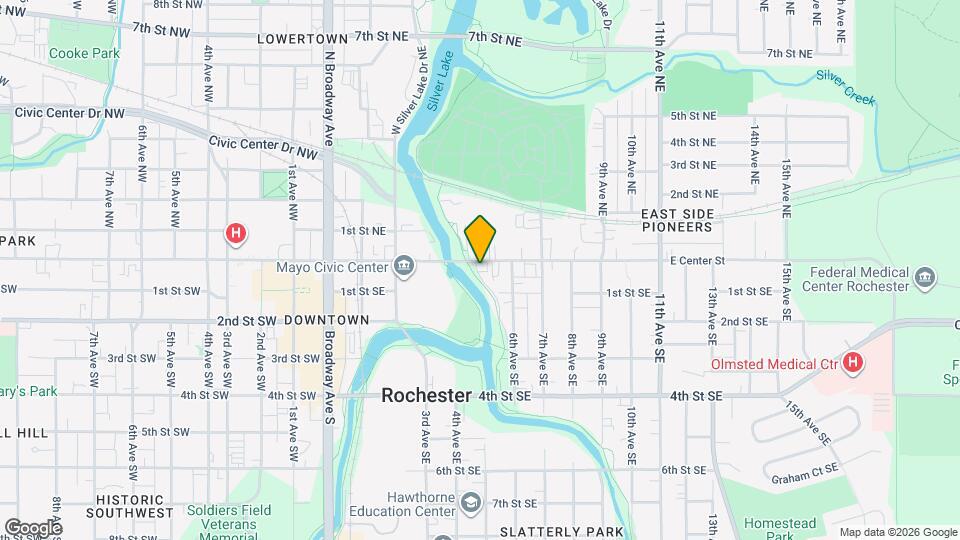 504 E Center St Map and Location Details