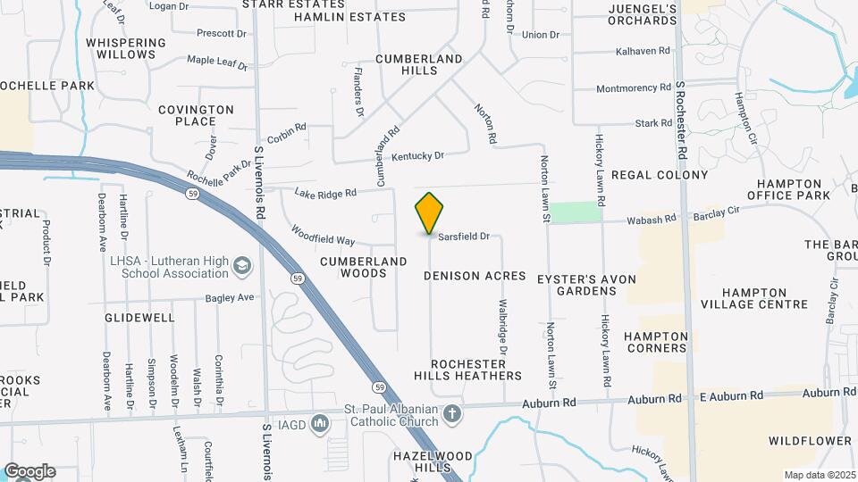 2566 Harrington Rd Map and Location Details