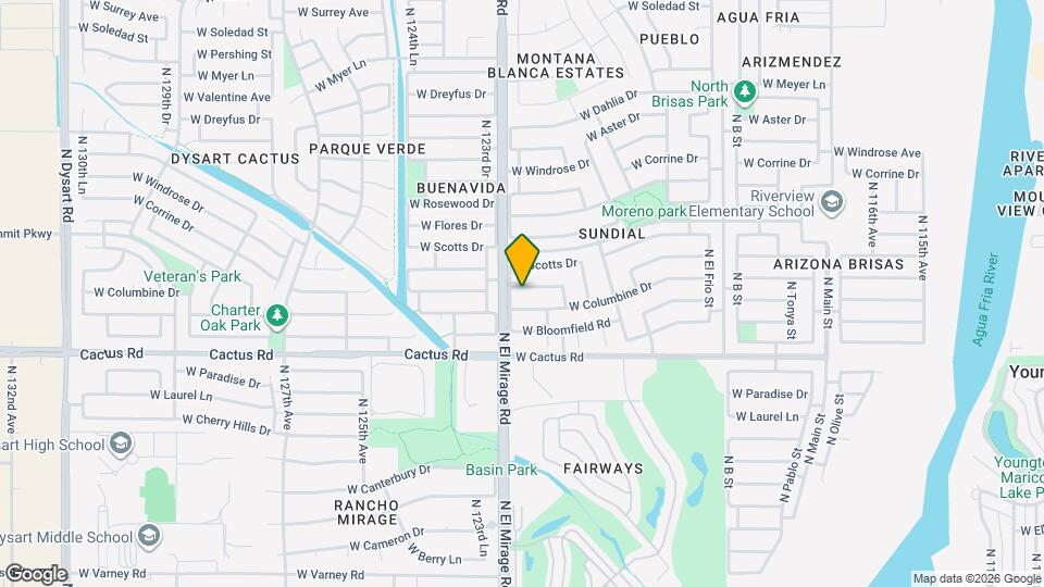 12241 W Larkspur Rd Map and Location Details