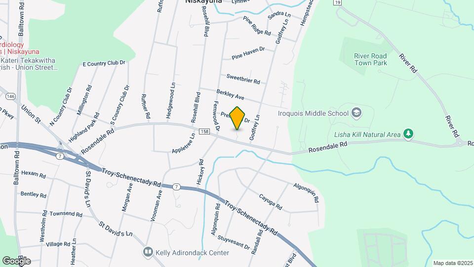 2307 Rosendale Rd Map and Location Details