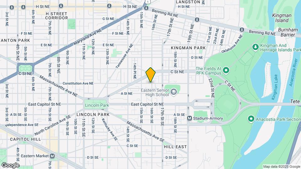 136 16th St NE Map and Location Details