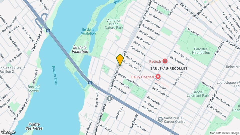 10690 De Lorimier Av Map and Location Details