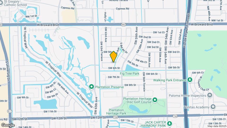 560 SW 62nd Ave Map and Location Details