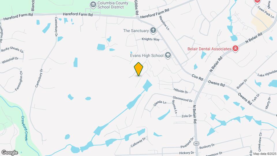 1023 Iris Glen Dr Map and Location Details