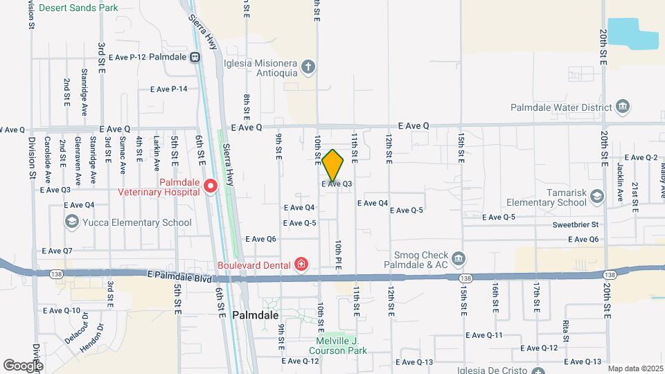 1022 E Avenue Q3, Unit A Map and Location Details