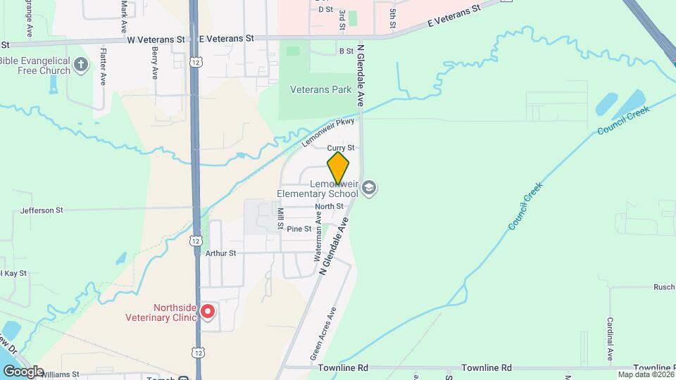 521 Franklin St Map and Location Details