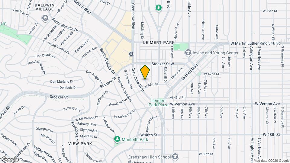 4275 McClung Dr Map and Location Details