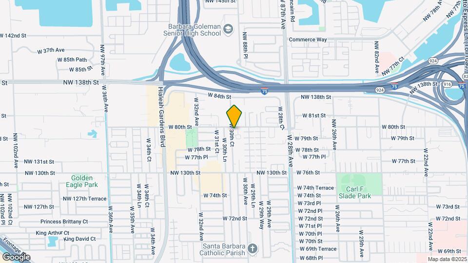 7965 W 30th Ct Map and Location Details