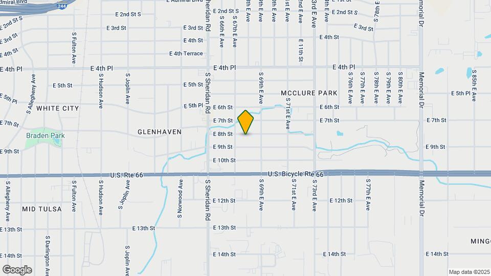 6722 E 8th St Map and Location Details