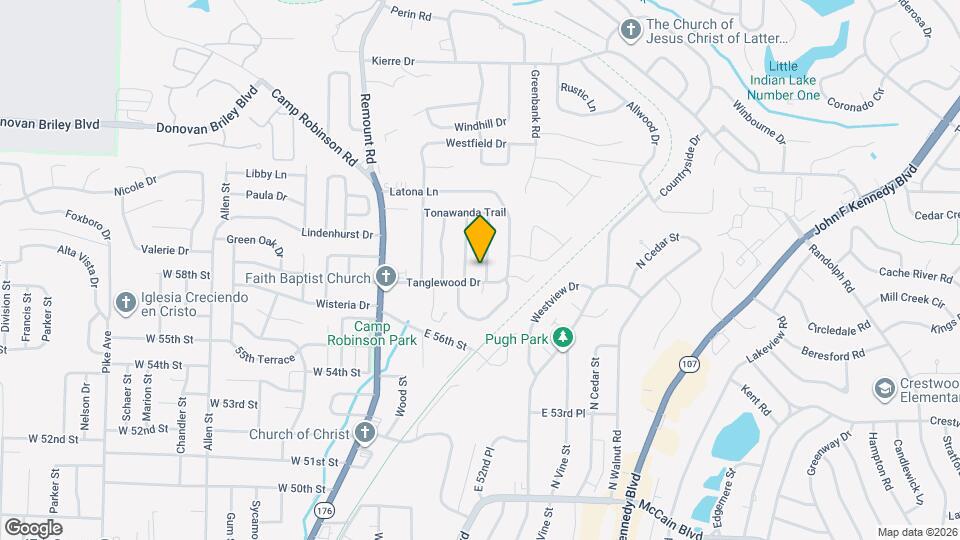 5703 Del Prado Dr Map and Location Details