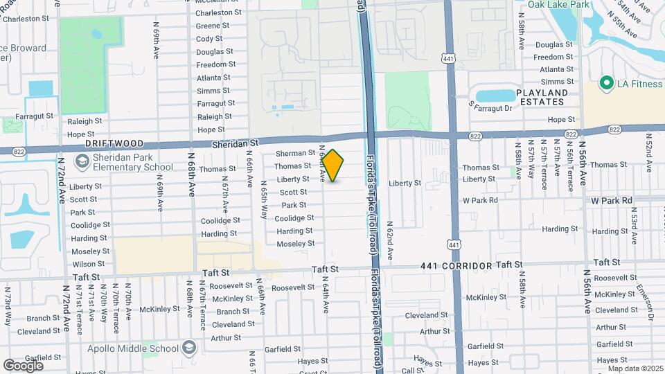 6371 Scott St Map and Location Details