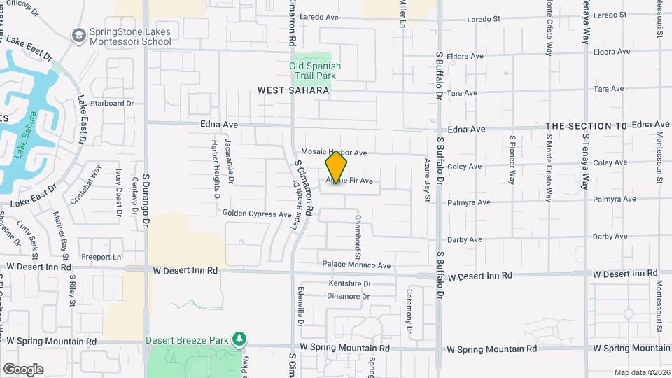 8086 Lapis Harbor Ave Map and Location Details