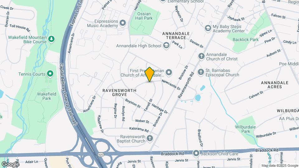 7703 Newcastle Dr Mapa y Detalles de la Ubicación