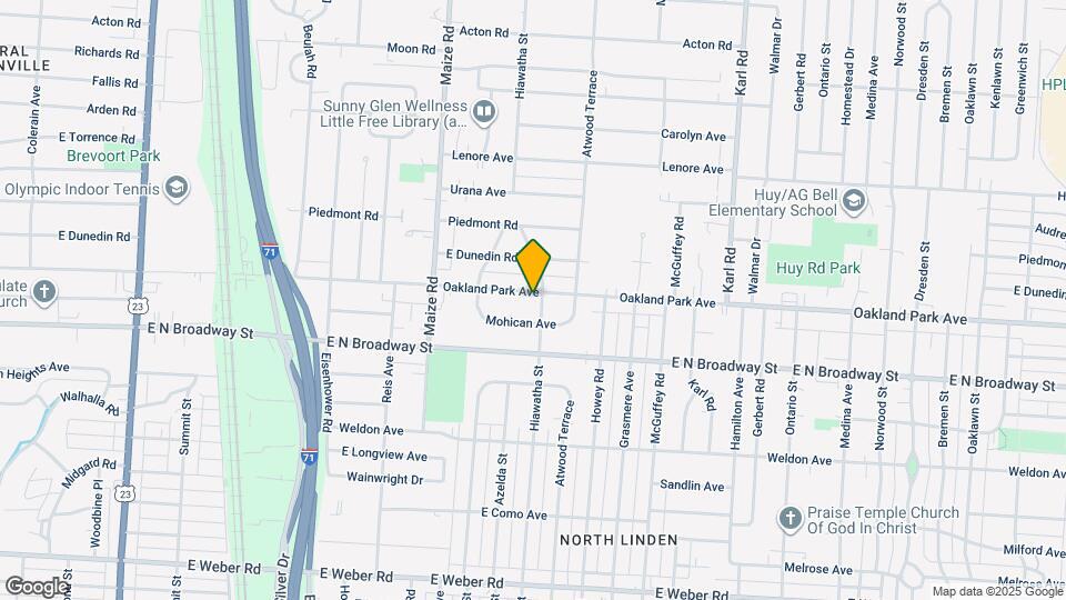 1053 Oakland Park Ave Map and Location Details