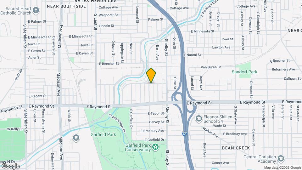 2101 Ringgold Ave Map and Location Details