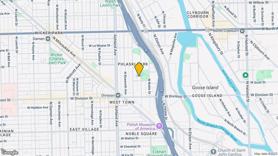 1308 N Cleaver St, Unit CH Map and Location Details