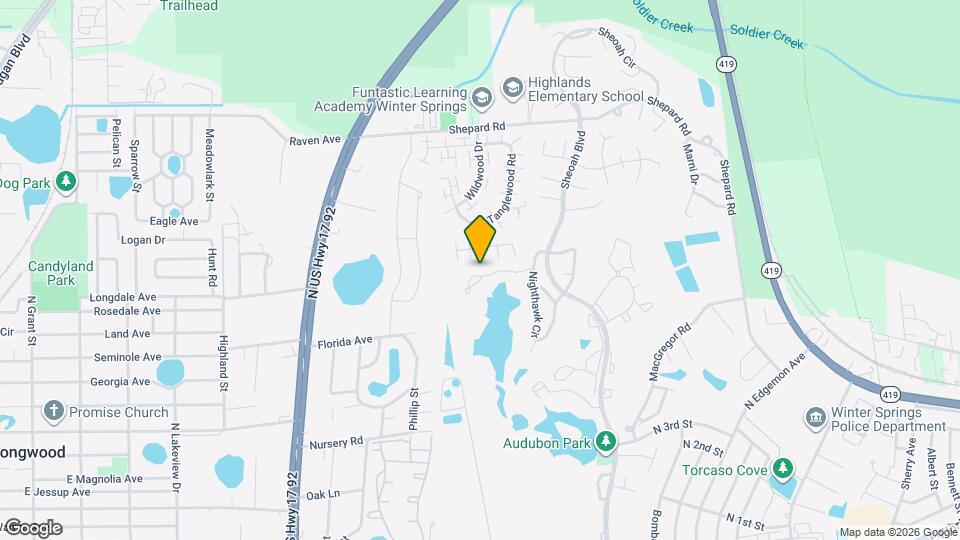 622 Anhinga Rd Map and Location Details