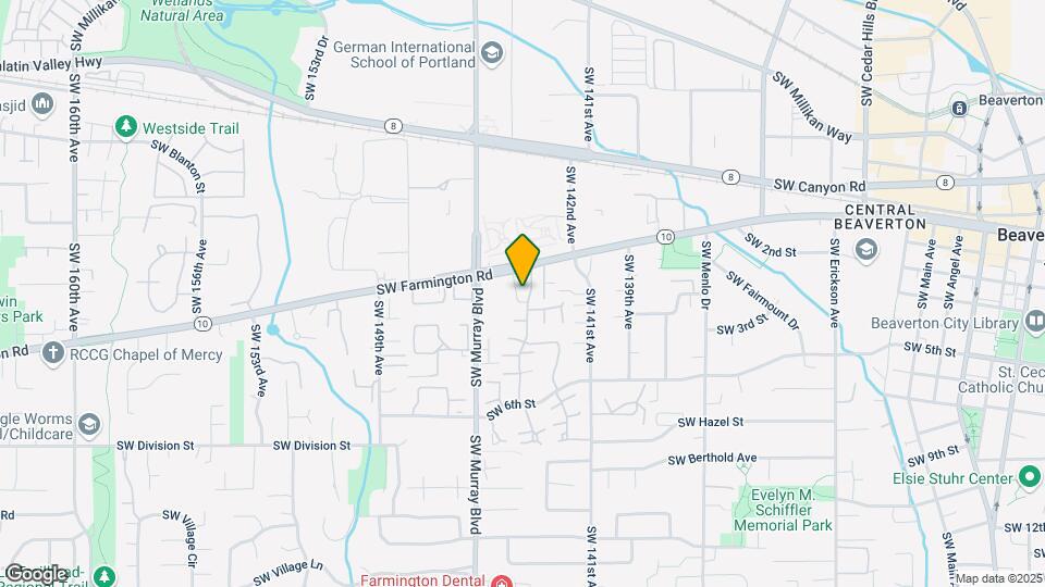 14330 SW Farmington Rd Map and Location Details