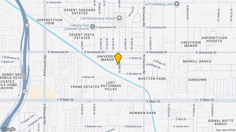 9738 E Billings Ct Map and Location Details