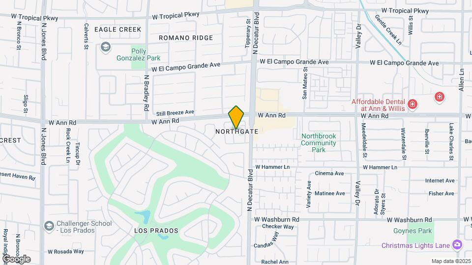 5520 Oakwood Ridge St Map and Location Details