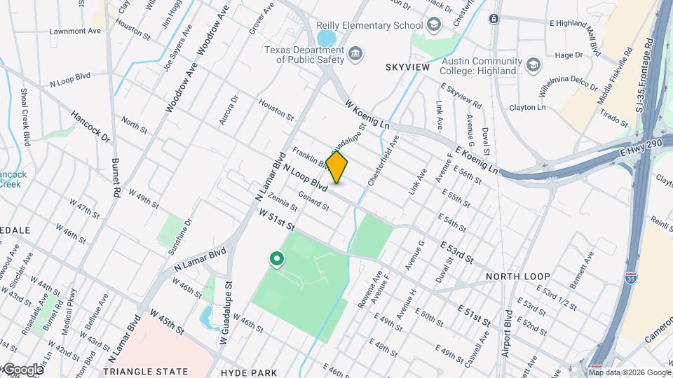 406 W N Loop Blvd Map and Location Details