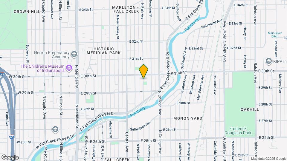 2941 N Park Ave Map and Location Details