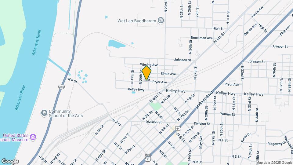2018 Pryor Ave Map and Location Details