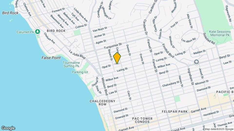 949-955 Opal St Map and Location Details