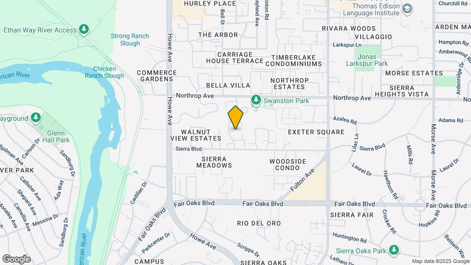 739 Woodside Ln E Map and Location Details