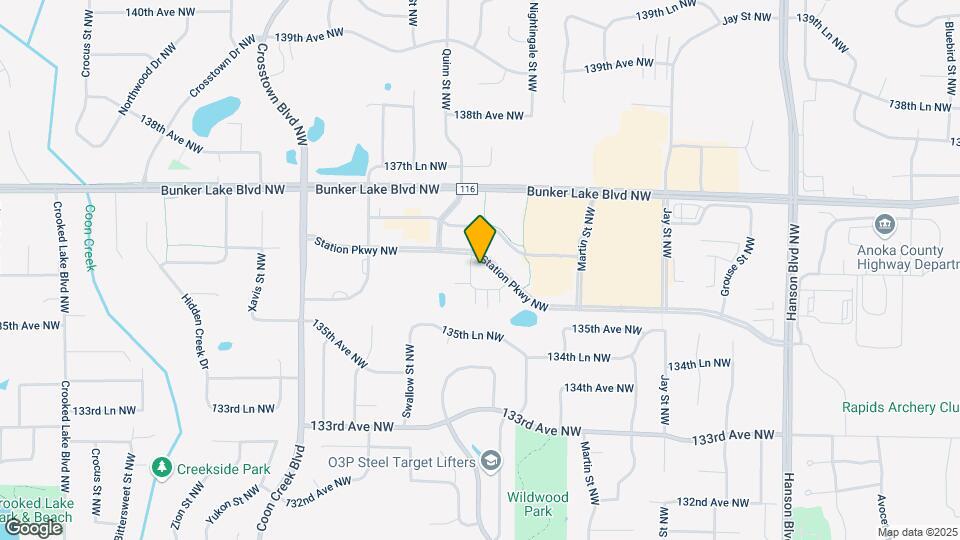 13629 Partridge Cir NW Map and Location Details