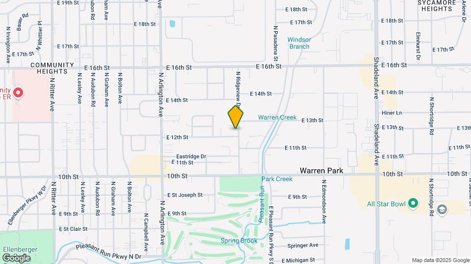 1240 N Ridgeview Dr Map and Location Details