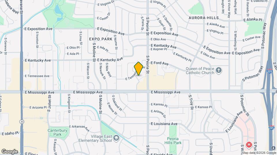 1044 S Paris Ct-Unit -1044 S. Paris Ct. Map and Location Details