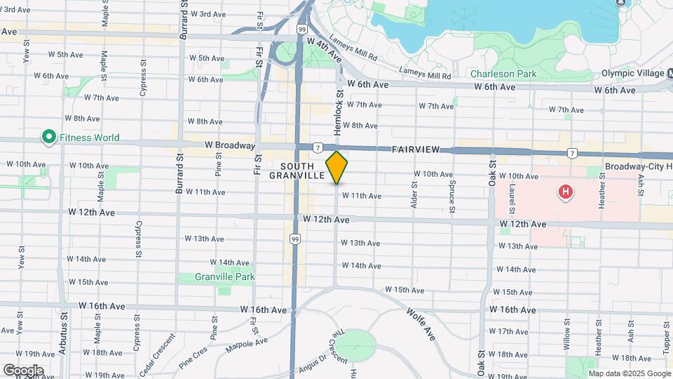 2661 Hemlock St Map and Location Details