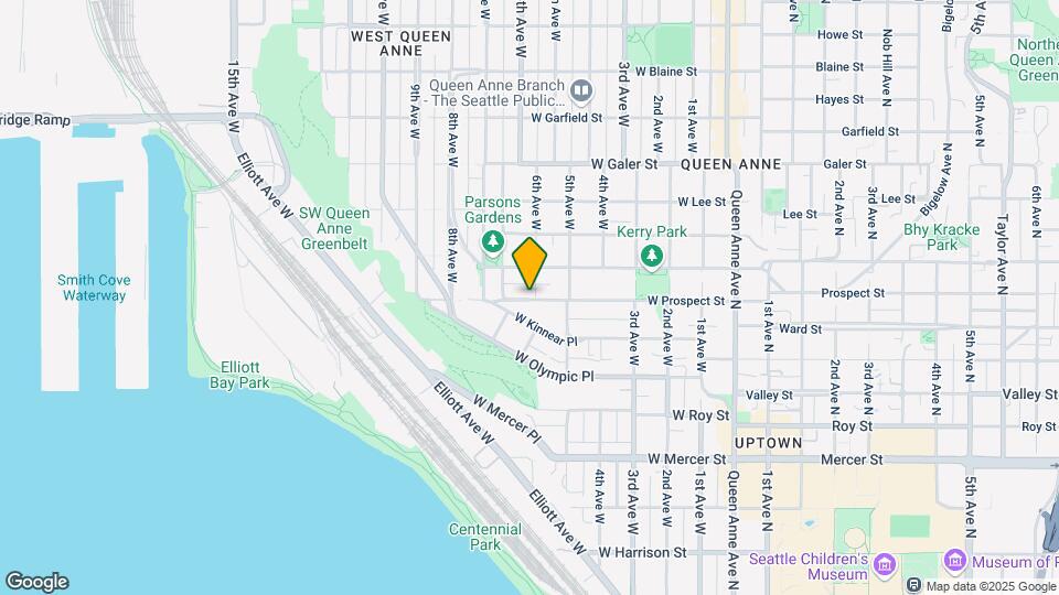 604 W Kinnear Pl-Unit -#1 Map and Location Details