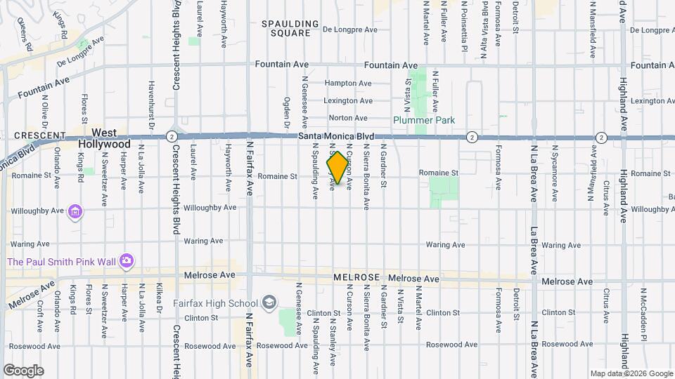 930 N Stanley Ave Map and Location Details