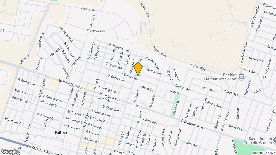 503 E Dean Ave Map and Location Details