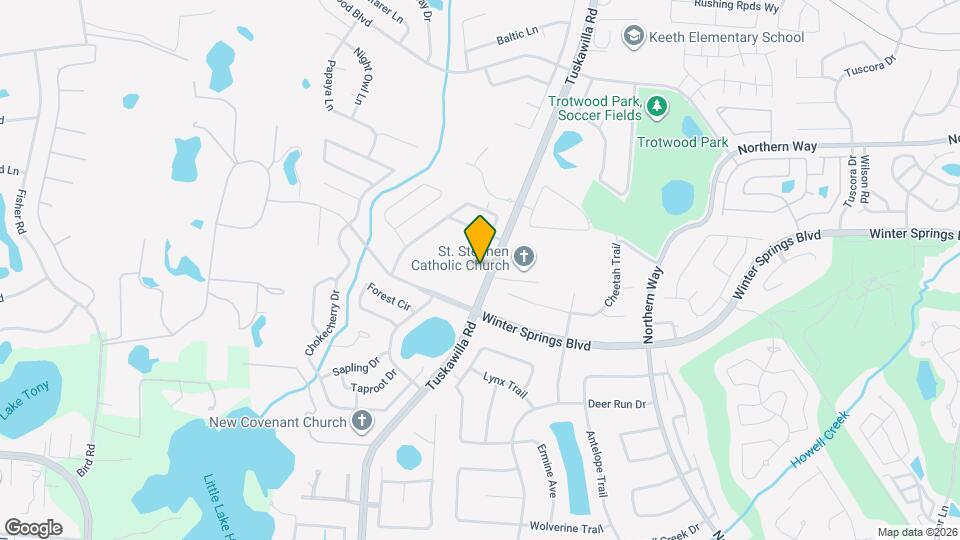 837 Benchwood Ct Map and Location Details