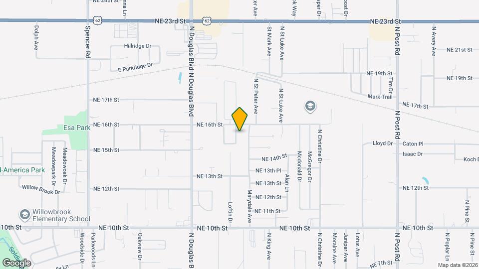 1612 Melinda Ln Map and Location Details