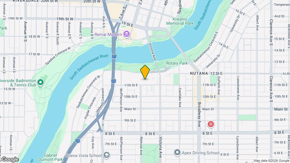 307 11th St E Map and Location Details