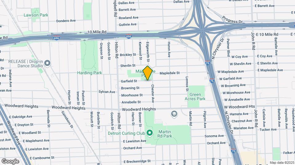 1840 Garfield St Mapa y Detalles de la Ubicación