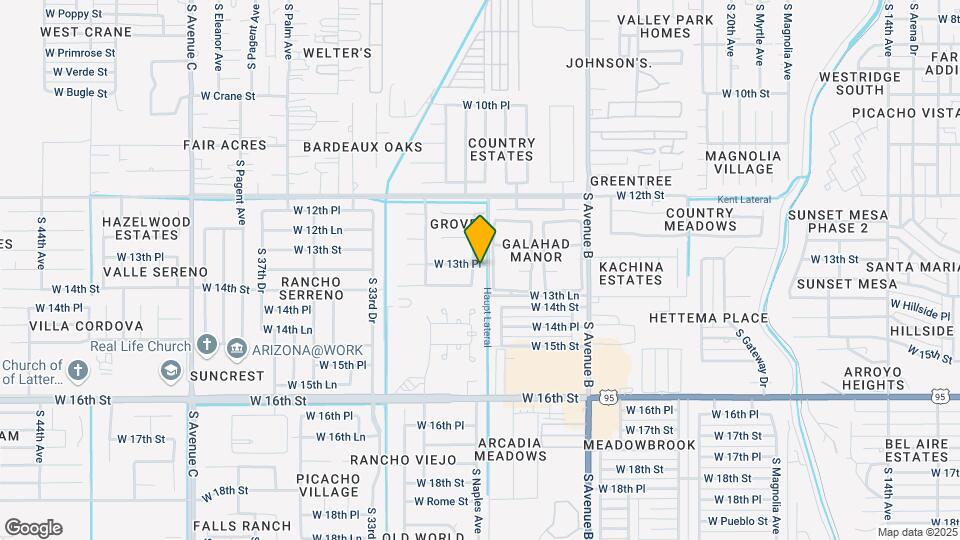 1325 S 28th Dr Map and Location Details