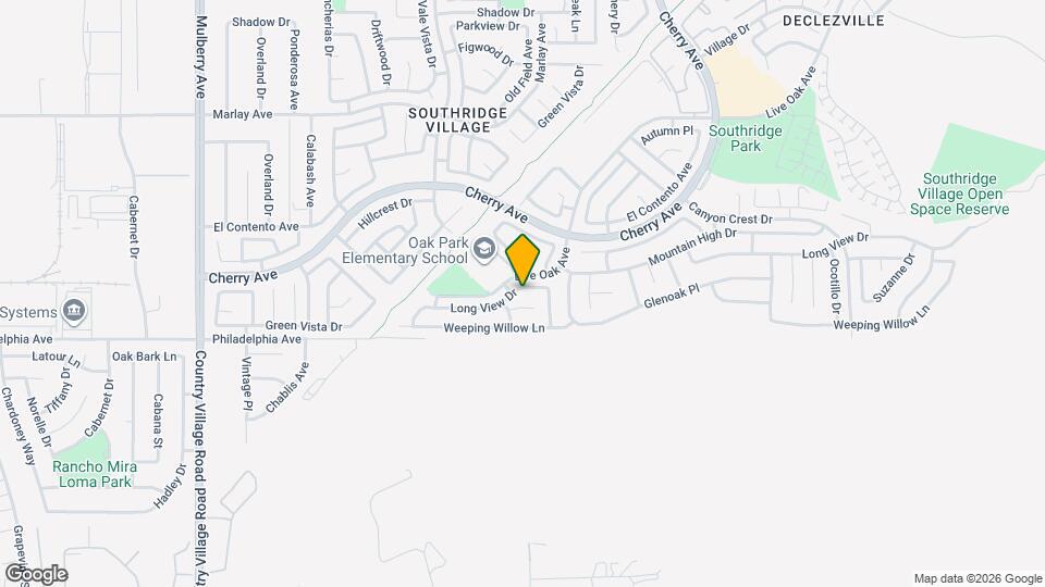 14255 Long View Dr Map and Location Details