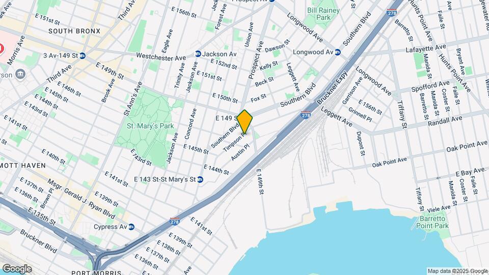 524 Timpson Pl Mapa y Detalles de la Ubicación
