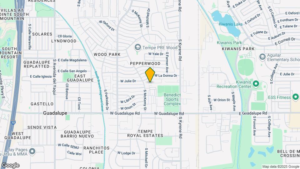 6126 S Roosevelt St Map and Location Details