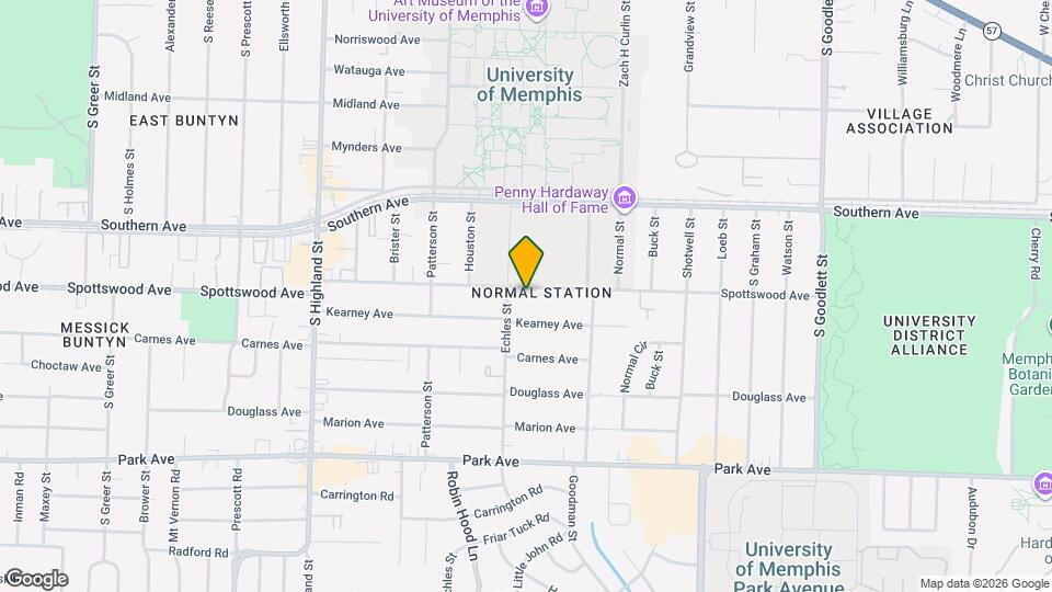 3739 Spottswood Ave Map and Location Details