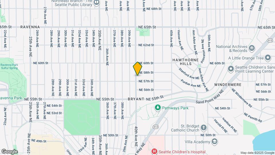 5708 40th Ave NE Map and Location Details