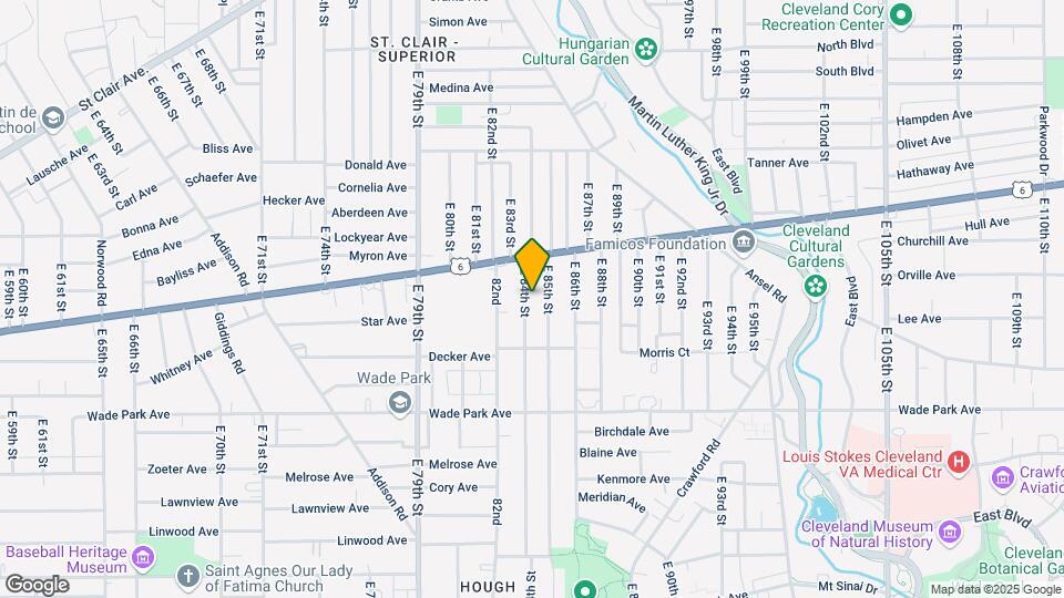 1337 E 84th St Map and Location Details