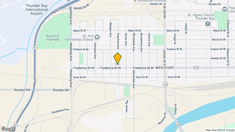 1101 Frederica St W Map and Location Details