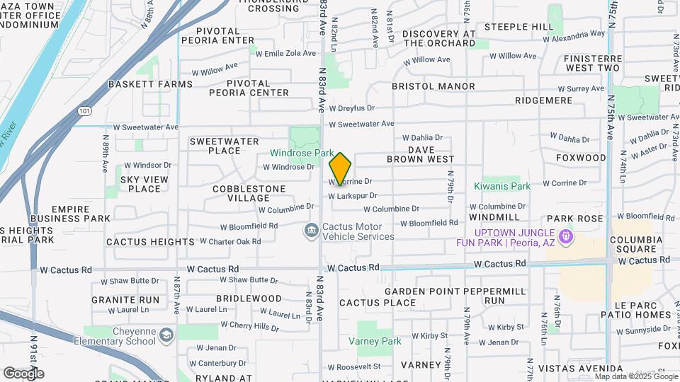 8226 W Larkspur Dr Mapa y Detalles de la Ubicación