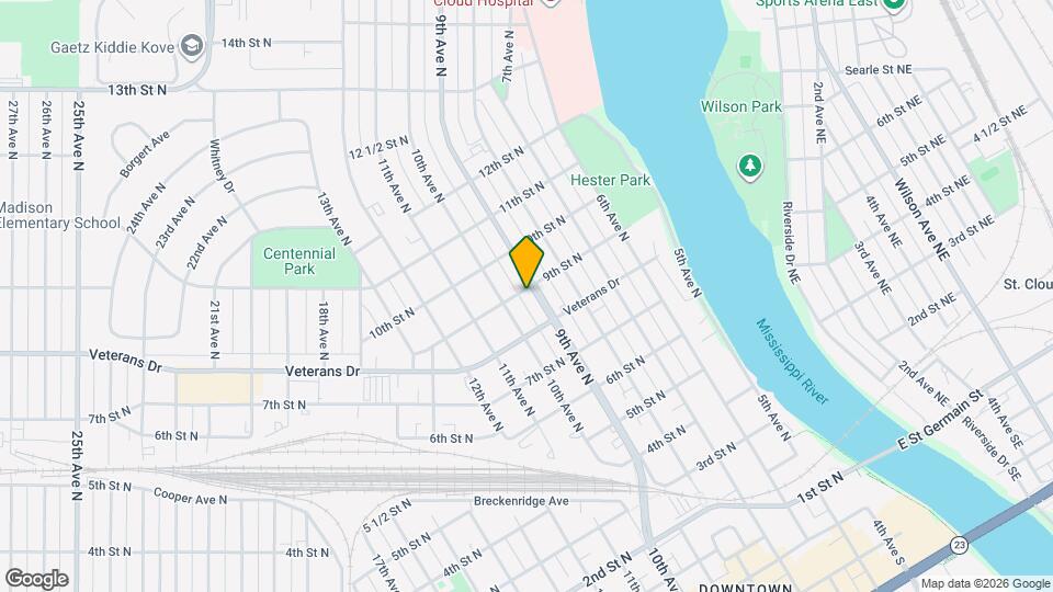 825 9th Ave N Map and Location Details